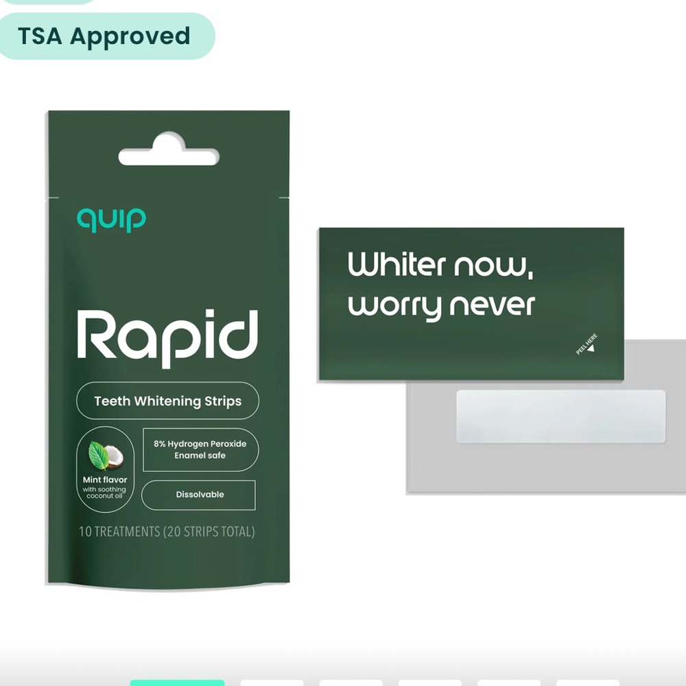 Quip Rapid Teeth Whitening Strips